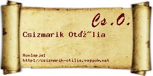 Csizmarik Otília névjegykártya